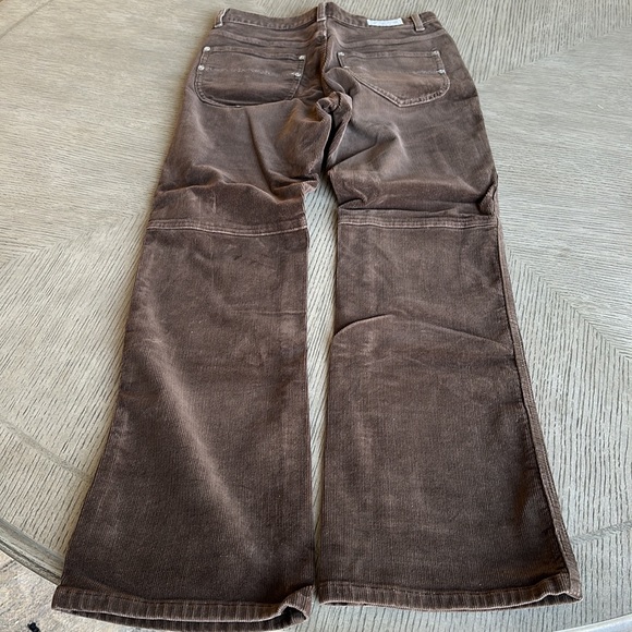 Polo by Ralph Lauren - High-Waisted, Flare-Leg, Chocolate-Brown Jeans - SZ 6 - Picture 12 of 15